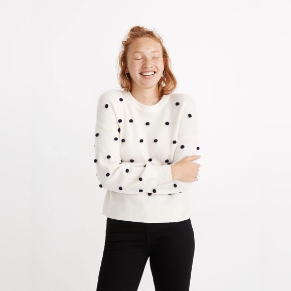 MADEWELL Brockton Bobble Sweater In Coziest Yarn - Picture 1 of 9